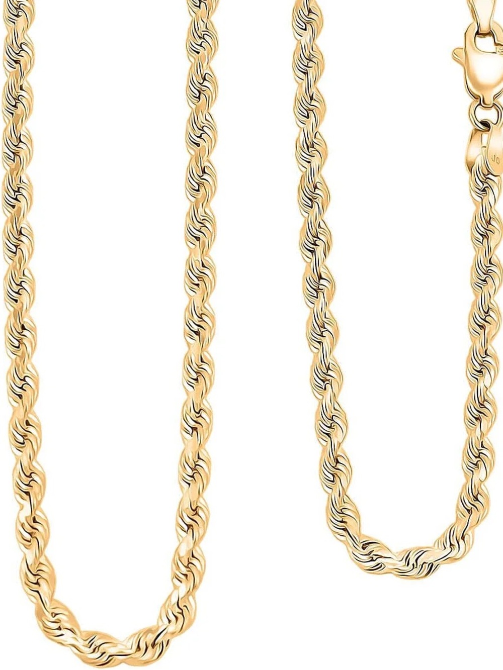 Shaquille O’neal  Gold-Tone Twisted Rope Chain Belt (Single)